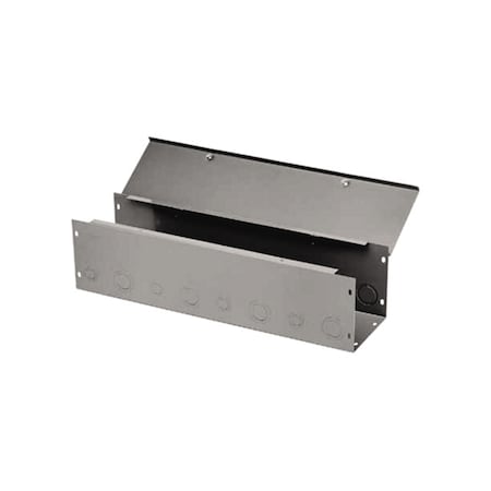 Nvent Hoffman WIREWAY TYPE 1 STRAIGHT, SECTION 6.00X6.00X24.00 STEEL, GRAY F66G24
